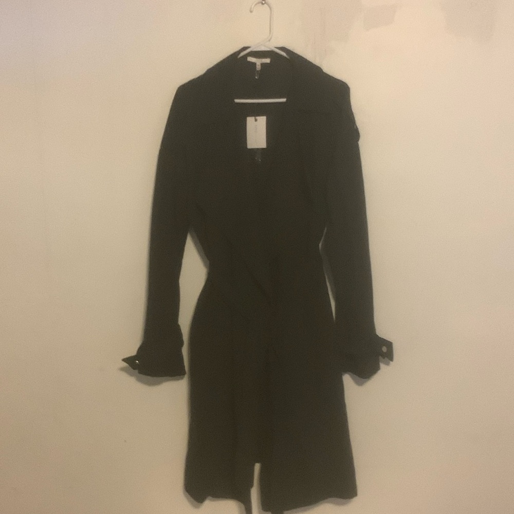 MNI Los Angeles black ultra  suede black wrap  jacket size 3X.